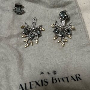 Alexis Bittar Convertible Drop Crystal Earrings